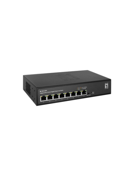 LevelOne GES-2208 switch di rete Gestito L2 Gigabit Ethernet (10/100/1000) Nero
