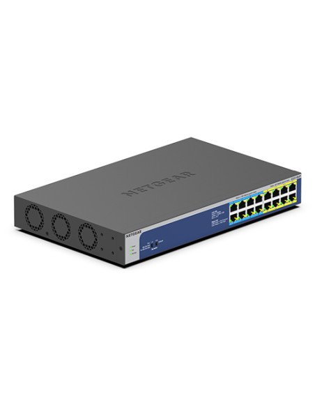 NETGEAR GS516UP Non gestito Gigabit Ethernet (10/100/1000) Supporto Power over Ethernet (PoE) Grigio