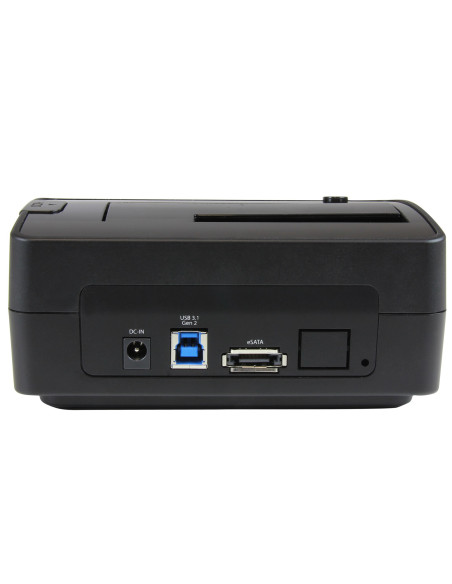 StarTech.com Docking Station per Hard Disk a Singolo Slot - Dock USB 3.1 (10 Gbps)/eSATA per Hard Drive HDD/SSD Esterno SATA III