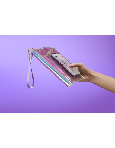 Cellularline Voyager Pouch - Universale Pochette per smartphone e altri accessori, resistente a schizzi d'acqua