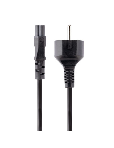 StarTech.com Cavo di Alimentazione CA da 3m, da Spina Schuko a C5 2.5A-250V, 18AWG, Cavo Elettrico di Ricambio per Alimentatori 