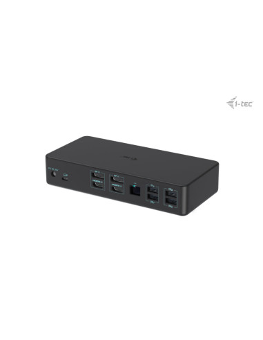 i-tec USB 3.0 / USB-C / Thunderbolt 3 Professional Dual 4K Display Docking Station Generation 2 + Power Delivery 100W