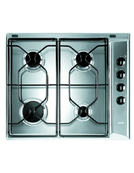 Indesit PAA 642 IX/I WE1 Acciaio inox Da incasso 58 cm Gas 4 Fornello(i)