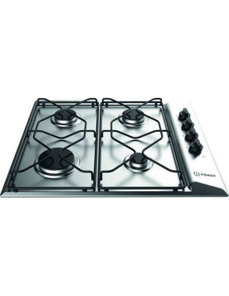 Indesit PAA 642 IX/I WE1 Acciaio inox Da incasso 58 cm Gas 4 Fornello(i)