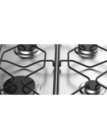 Indesit PAA 642 IX/I WE1 Acciaio inox Da incasso 58 cm Gas 4 Fornello(i)