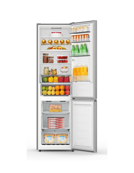 Hisense RB440N4ACA frigorifero con congelatore Libera installazione 336 L A Acciaio inox