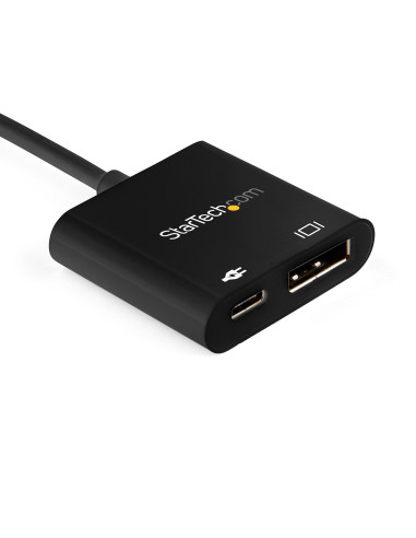 StarTech.com Adattatore da USB C a DisplayPort con Power Delivery - Convertitore Video 8K 60Hz/4K 120Hz USB Tipo C a DP 1.4 - Pa