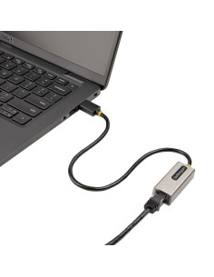 StarTech.com Adattatore di rete da USB 3.0 a Ethernet Gigabit - 10/100/1000 Mbps, da USB a RJ45, Convertitore da USB 3.0 a LAN,  2