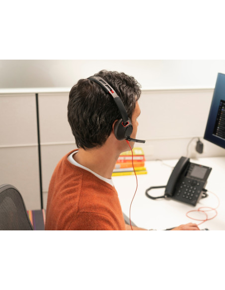 POLY Cuffie stereo Blackwire 5220 con connettore USB-A