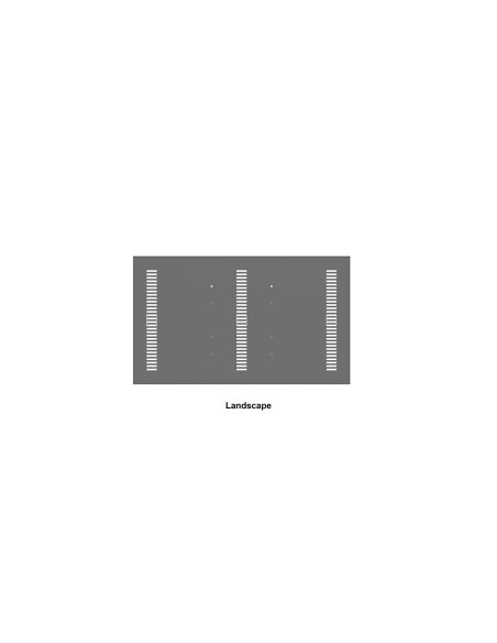 Multibrackets 1201 accessorio per il supporto per pannelli segnaletici Piastra posteriore