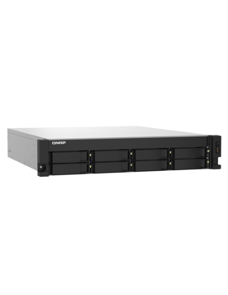 QNAP TS-832PXU NAS Armadio (2U) Annapurna Labs AL324 4 GB DDR4 0 TB QNAP Turbo System Alluminio, Nero