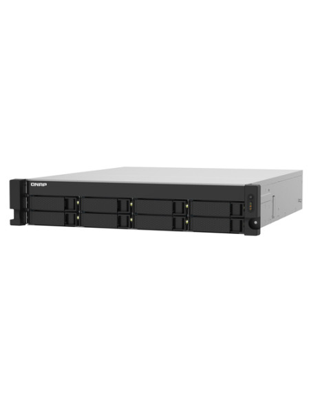 QNAP TS-832PXU NAS Armadio (2U) Annapurna Labs AL324 4 GB DDR4 0 TB QNAP Turbo System Alluminio, Nero