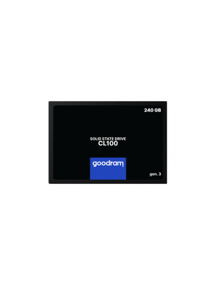 Goodram CL100 gen.3 240 GB 2.5" Serial ATA III 3D NAND