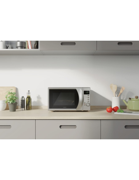 Candy Smart CMG2071DS Argento Microonde con grill Superficie piana 20 L 700 W