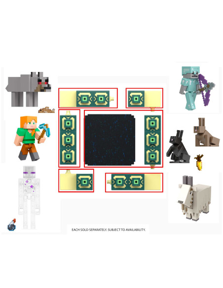 Minecraft GTP08 action figure giocattolo