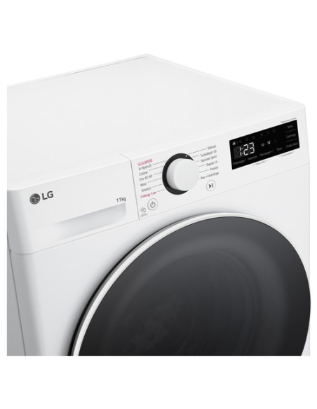 LG F4R5011TSWW Lavatrice 11kg AI DD, Classe A-10%, 1400 giri, TurboWash, Vapore