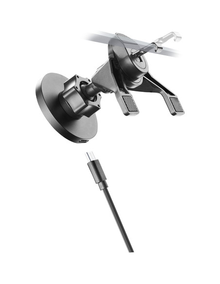 Cellularline Touch Air Mag - iPhone 12 and later Supporto smartphone da auto magnetico per sistema MagSafe con carica wireless