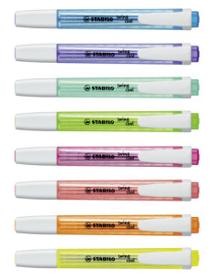 STABILO swing cool Pastel evidenziatore 8 pz Punta smussata Blu, Verde, Arancione, Rosa, Rosso, Viola, Giallo 2