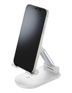 Cellularline Table Stand - Universale per Smartphones e Tablets Supporto da tavolo pieghevole per smartphones e tablets