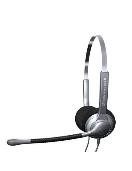 EPOS SH 330 Auricolare Cablato A Padiglione Ufficio Nero, Argento