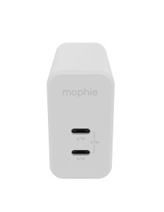mophie 409909304 Caricabatterie per dispositivi mobili Computer portatile, Smartphone, Tablet Bianco AC Ricarica rapida Interno