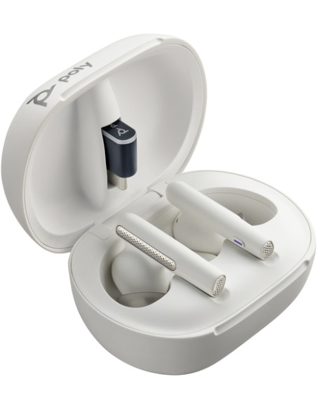 POLY Auricolari bianchi Voyager Free 60/60+ (2 pezzi)
