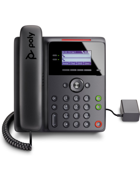 POLY Telefono IP Edge B10 con PRC di alimentazione