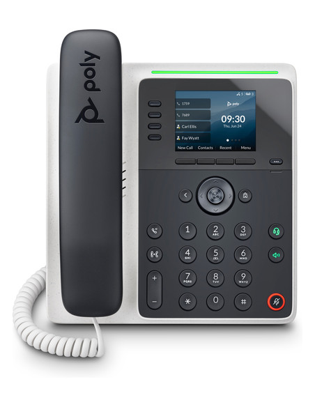 POLY Telefono IP Edge E220 abilitato per PoE