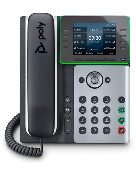 POLY Telefono IP Edge E350 abilitato per PoE