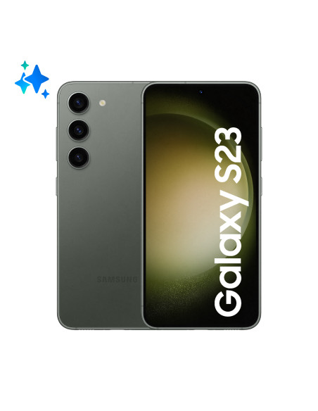 Samsung Galaxy S23 Smartphone AI Display 6.1'' Dynamic AMOLED 2X, Fotocamera 50MP, RAM 8GB, 256GB, 3.900 mAh, Green