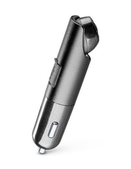 Cellularline Car Headset Mini - Universale Auricolare Bluetooth® con base di ricarica