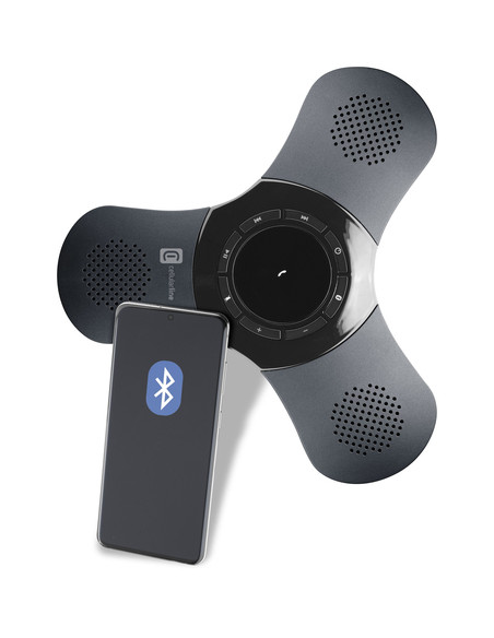 Cellularline UFO CONFERENCE Speaker Bluetooth Vivavoce con 2 altoparlanti e talk time di 5 ore