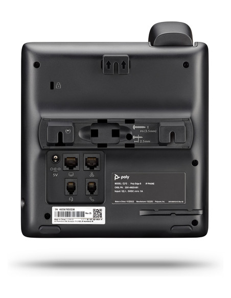 POLY Telefono IP Edge B10 con PRC di alimentazione
