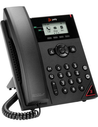 POLY Telefono IP VVX 150 a 2 linee abilitato per PoE