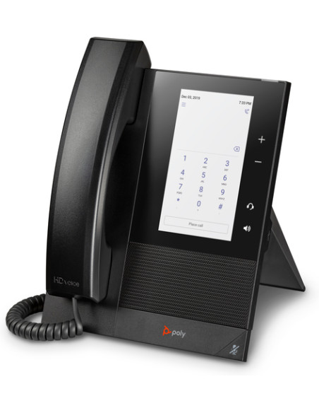POLY Telefono multimediale aziendale CCX 400 per Microsoft Teams e abilitato per PoE