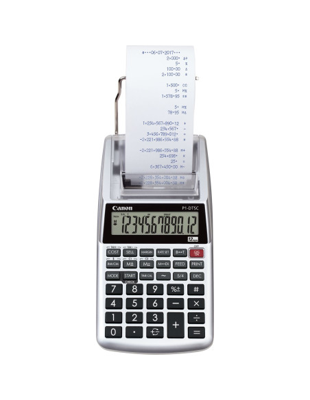 Canon P1-DTSC II EMEA HWB calcolatrice Desktop Calcolatrice con stampa Grigio