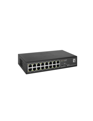 LevelOne GES-2216 switch di rete Gestito L2 Gigabit Ethernet (10/100/1000) Nero