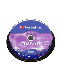 Verbatim DVD+R Matt Silver 4,7 GB 10 pz