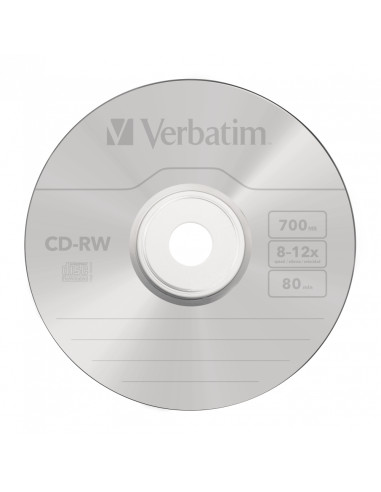 Verbatim CD-RW 12x 700 MB 10 pz