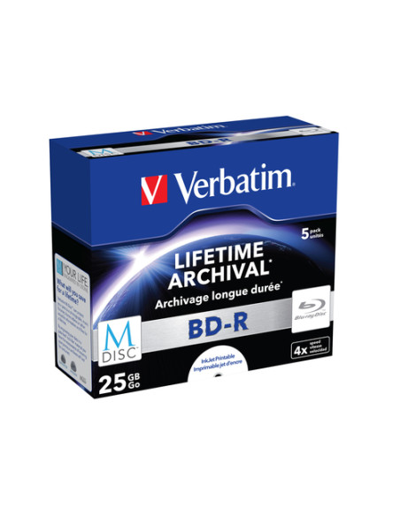 Verbatim M-Disc 4x BD-R 25 GB 5 pz