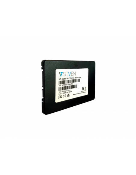 V7 V7SSD512GBS25E drives allo stato solido 512 GB 2.5" Serial ATA III 3D TLC