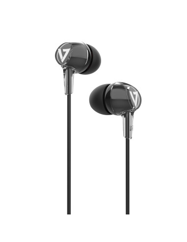 V7 HA220 cuffia e auricolare Cablato In-ear Chiamate/Musica/Sport/Tutti i giorni Nero