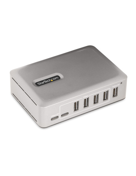 StarTech.com 10G5A2CS-USB-C-HUB hub di interfaccia USB 3.2 Gen 2 (3.1 Gen 2) Type-C 10000 Mbit/s Argento