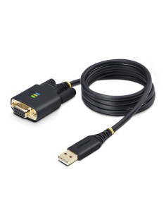 StarTech.com 1P3FFCNB-USB-SERIAL cavo seriale Nero 1 m USB tipo A DB-9