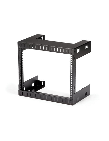 StarTech.com 8U 19" Rack di rete per montaggio a parete a 2 staffe - Rack open frame a muro profondo 30cm. Rack per dati/AV/IT/a