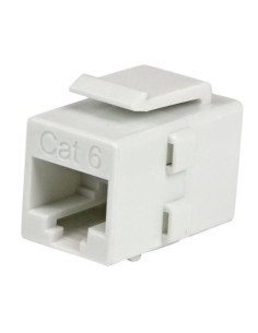 StarTech.com Accoppiatore di rete jack Keystone RJ45 Cat 6 bianco - F/F