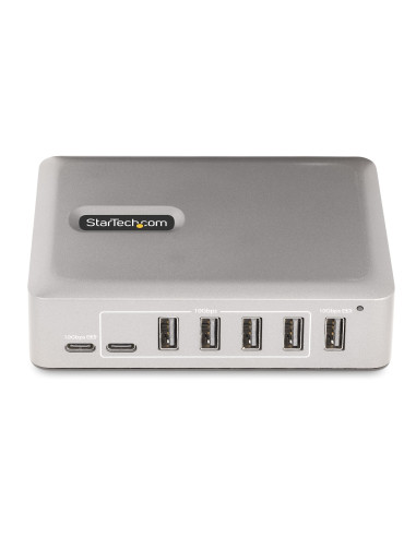 StarTech.com 10G5A2CS-USB-C-HUB hub di interfaccia USB 3.2 Gen 2 (3.1 Gen 2) Type-C 10000 Mbit/s Argento