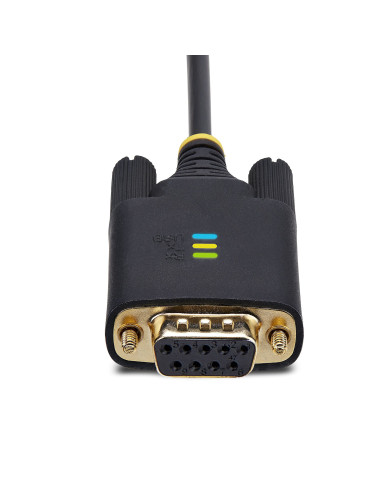 StarTech.com 1P3FFCNB-USB-SERIAL cavo seriale Nero 1 m USB tipo A DB-9