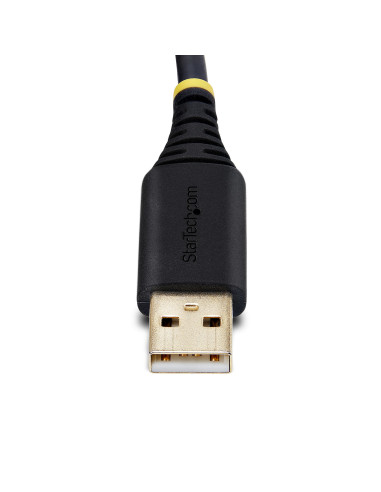 StarTech.com 1P3FFCNB-USB-SERIAL cavo seriale Nero 1 m USB tipo A DB-9