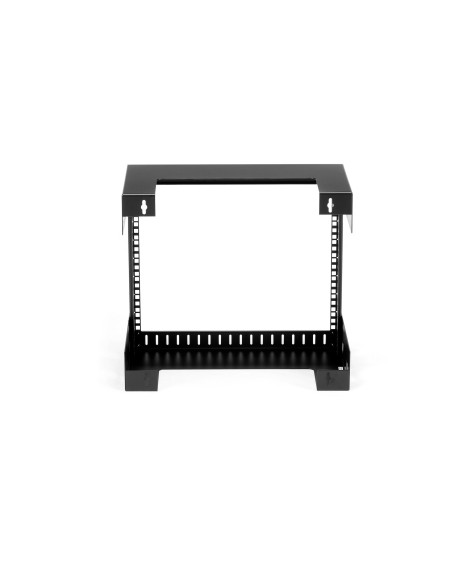 StarTech.com 8U 19" Rack di rete per montaggio a parete a 2 staffe - Rack open frame a muro profondo 30cm. Rack per dati/AV/IT/a
